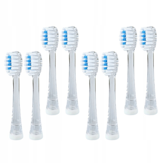 Modré náhradné hlavice kefky pre BRUSH-BABY BabySonic PRO 1-6